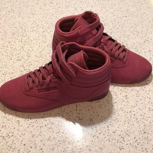 Women’s Magenta Reebok Freestyle